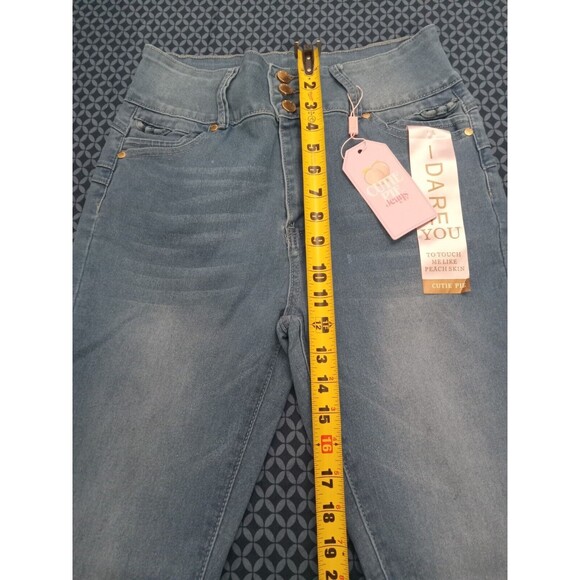 WAIST 31 INCHES SIZE 11 FLARE JEANS STRETCH DENIM PUSH UP 11-3 CTP1201 SZ11 - Picture 4 of 11